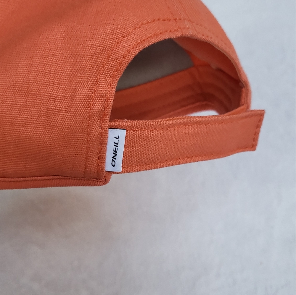 New O'Neill Stay in your Wave Women Snap Back Hat color Orange size ONE. - Picture 4 of 7